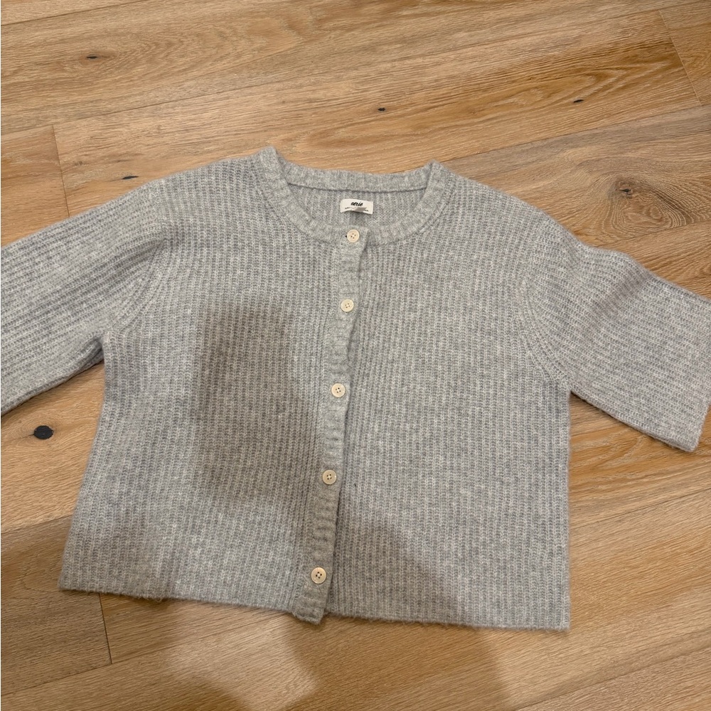Aerie short sleeve cardigan sweater